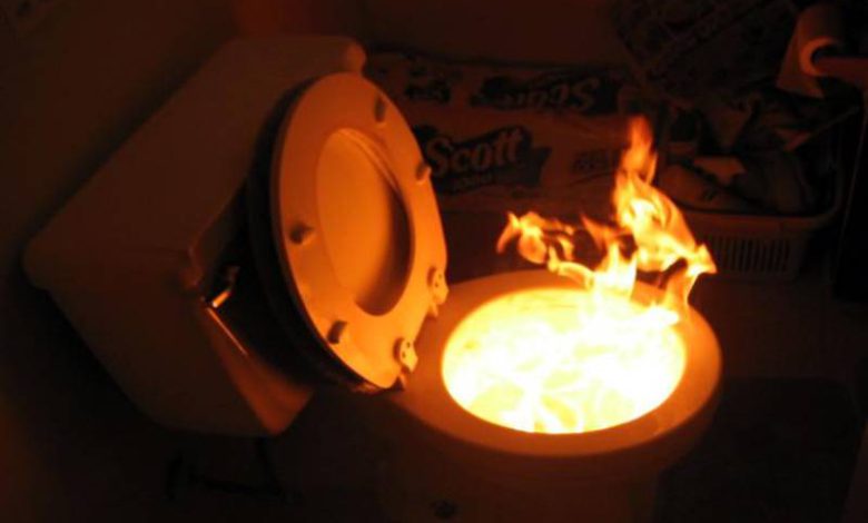 توالت‌ها جهنمی