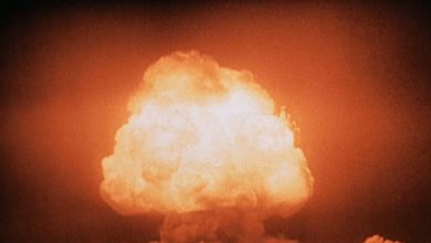 تصویری از اولین انفجار بمب اتم جهان