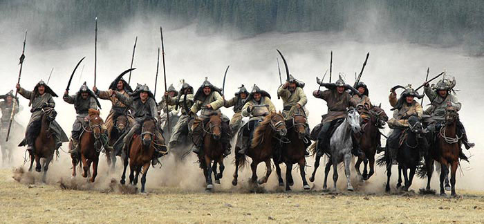 سربازان مغولی در دوران چنگیزخان